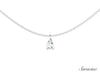 Solitaire Pear Diamond Necklace
