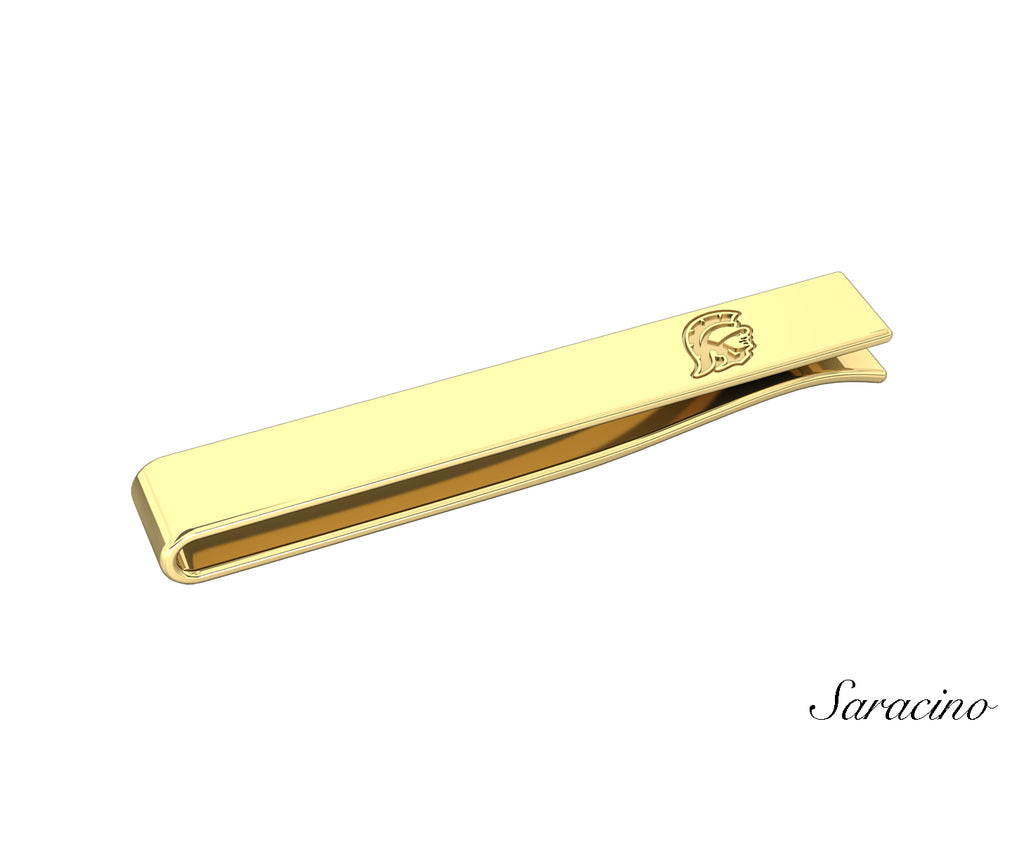 USC Trojans Tie Clip Yellow Gold