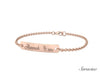 USC Graduation Tag Bracelet Rose Gold