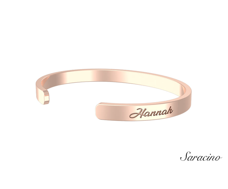 USC Diamond Graduation Bangle Rose Gold