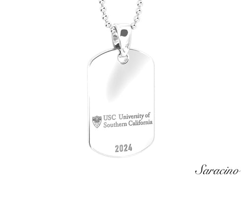 USC Dog Tag Pendant