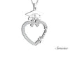 USC Diamond Heart Grad Pendant
