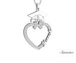USC Diamond Heart Grad Pendant