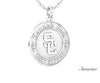 Traditional USC Graduation Pendant w Diamonds
