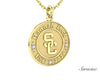 Traditional USC Graduation Pendant w Diamonds
