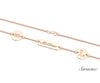 Loyola 3 Piece Graduation Bracelet Rose Gold