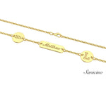 Loyola 3 Piece Graduation Bracelet Yellow Gold