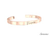 Loyola Diamond Graduation Bangle Rose Gold