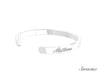 Loyola Diamond Graduation Bangle White Gold