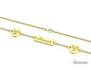 3 Piece US Navy Bracelet Yellow Gold