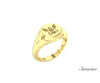 US Navy Signet Ring Yellow Gold