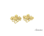 Octopus Cufflinks Yellow Gold