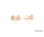 Propeller Cufflinks Rose Gold