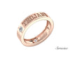 USC Alpha Phi Diamond Ring Rose Gold