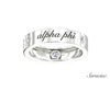 USC Alpha Phi Diamond Ring White Gold