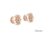 US Navy Custom Anchor Cufflinks Rose Gold