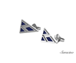 CYC Enamel Stud Earrings