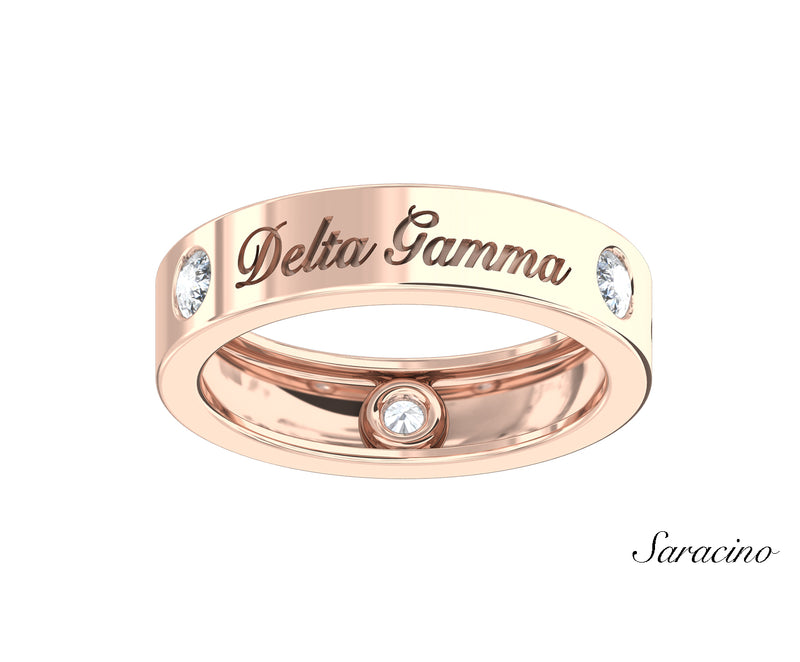 USC Delta Gamma Diamond Ring