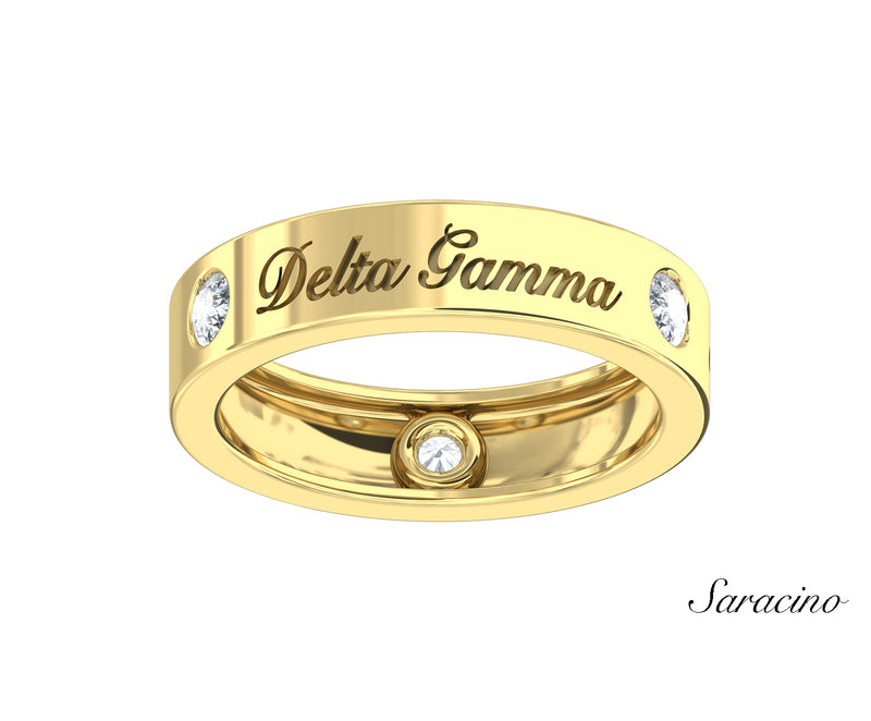 USC Delta Gamma Diamond Ring