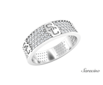 Diamond USC Repeating Ring 14K White Gold