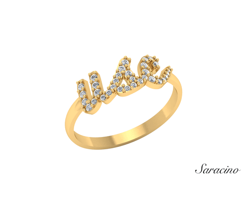 Diamond USC Ring