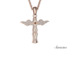 Diamond Winged Cross Pendant
