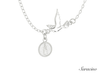 Mary and Dove Charm Necklace