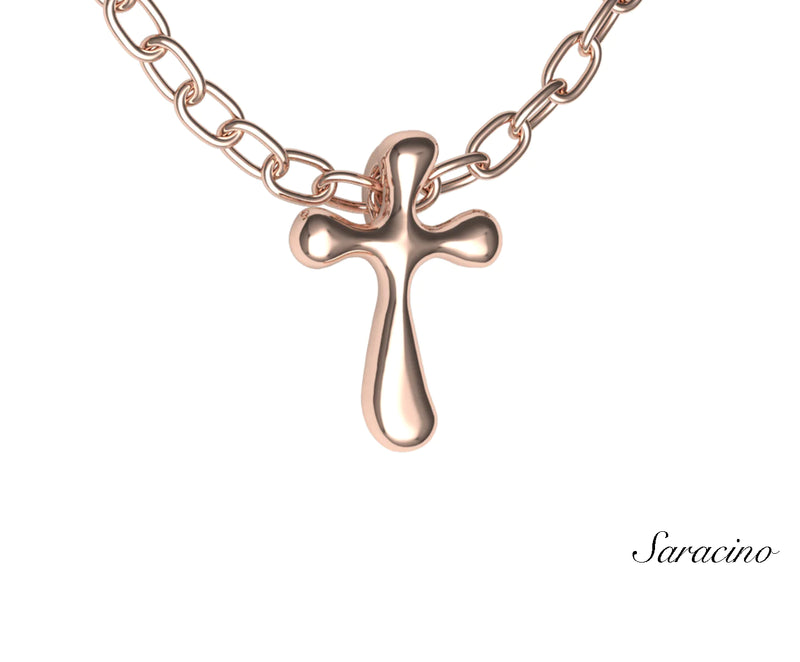 Tiffany Gold Cross Pendant
