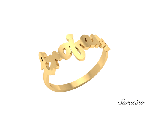 Gold Trojans Ring 14K Yellow Gold