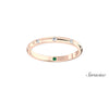 Gypsy Set 5 Diamond Wedding Band Rose Gold