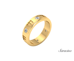 Chai Diamond Ring Band