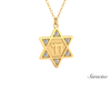 Star of David Chai Diamond Pendant