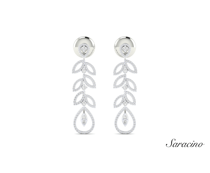 Dangle Leaf Earrings