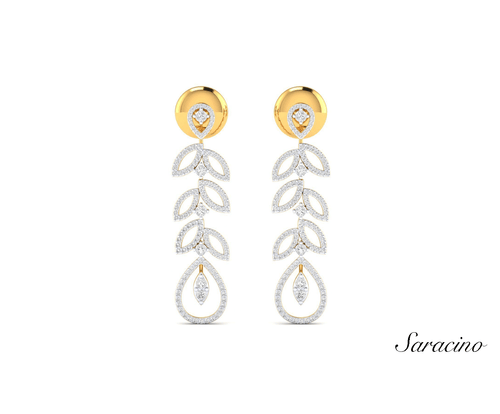 Dangle Leaf Earrings
