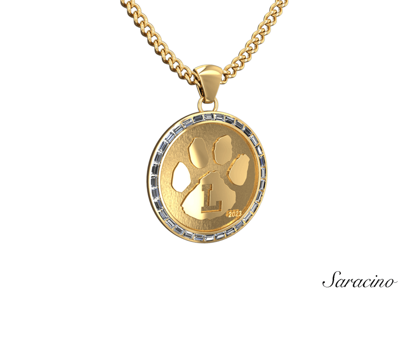 Loyola Baguette Grad Pendant