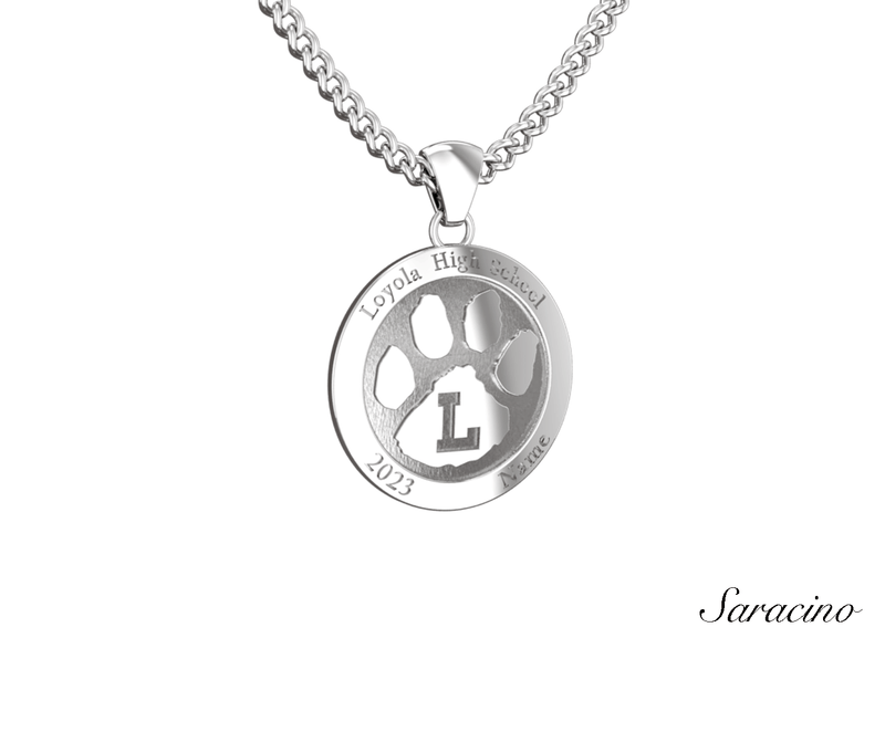 Loyola Paw Grad Pendant