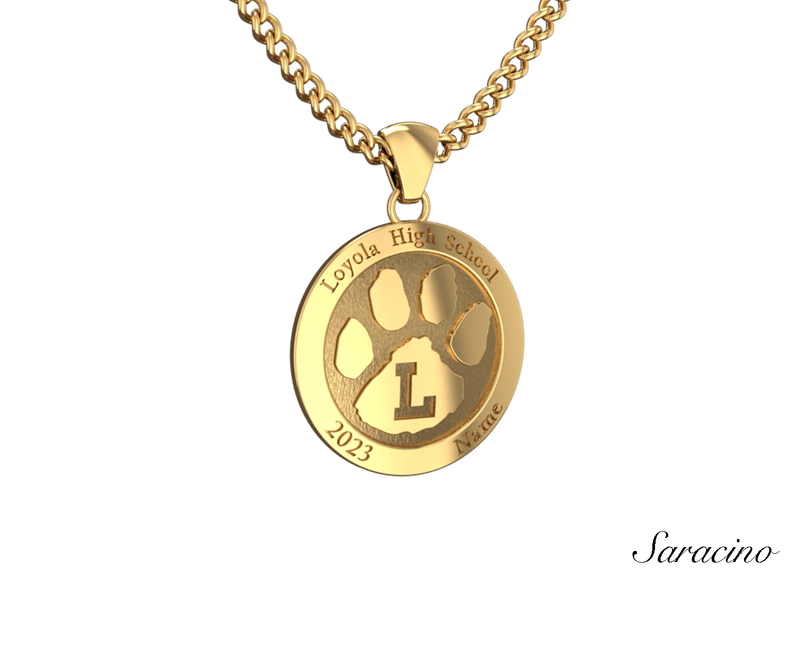 Loyola Paw Grad Pendant