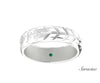Moving Arrows Wedding Band White Gold