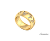 Scattered Butterfly Diamond Ring