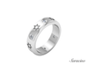 Star of David Diamond Ring Band