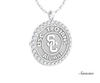 USC Diamond Alumni Pendant White Gold