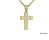 Box Cross Diamond Pendant
