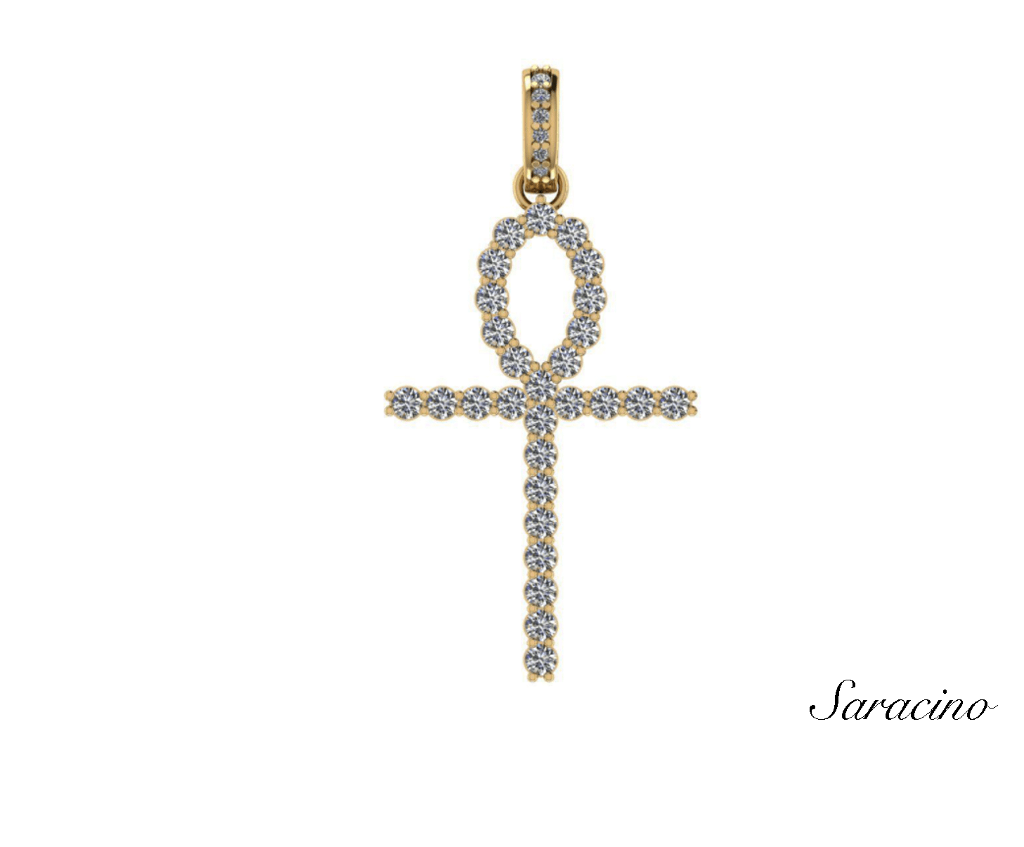 Vvs hot sale ankh pendant