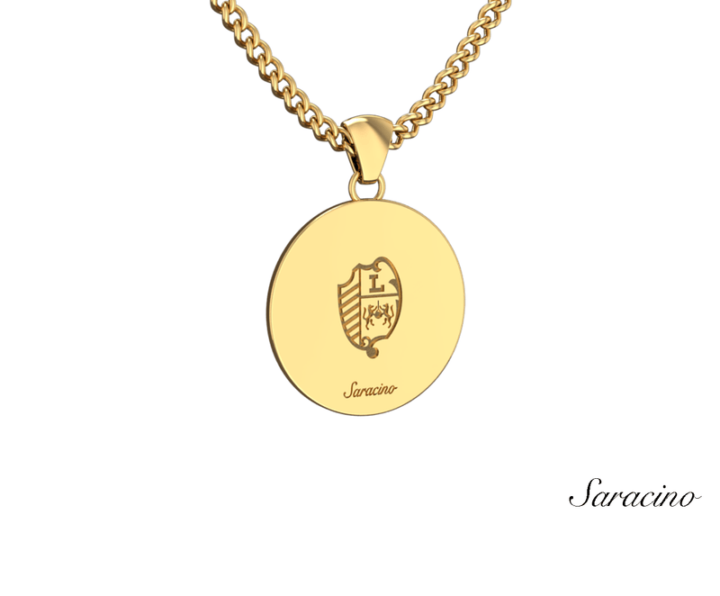 Loyola Paw Grad Pendant Yellow 