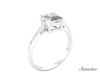 1.2ct Princess Cut Diamond Engagement Ring in White Gold
