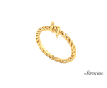 Rope Ring in Yellow Gold