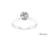 1.2ct Round Diamond Engagement Ring White Gold