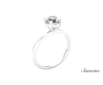 1.2ct Round Diamond Engagement Ring White Gold