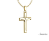Shroud of Tourin Gold Cross Pendant